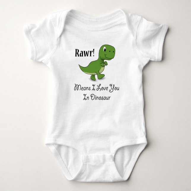 Body Moyens de Rawr je t'aime dans le dinosaure (Devant)