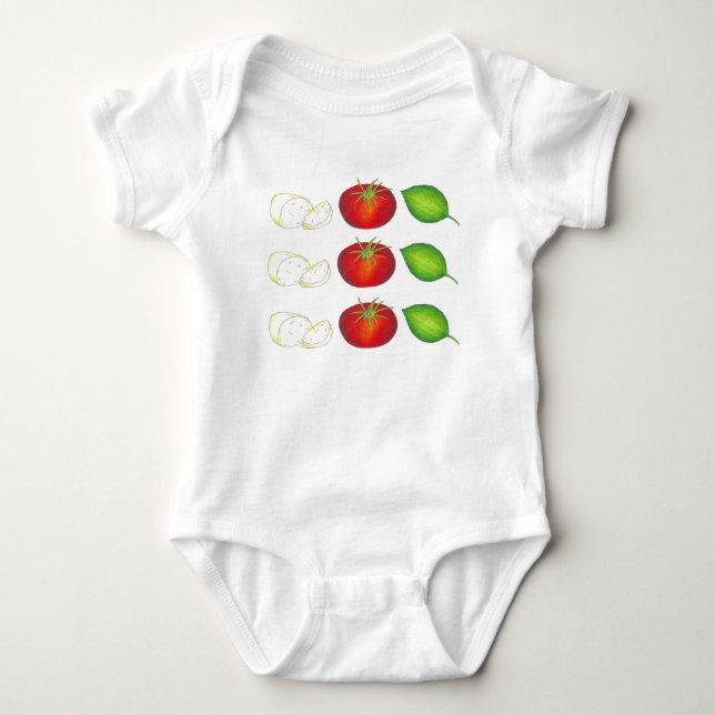 Body Mozzarella Tomato Basil Italien Cuisine alimentair (Devant)