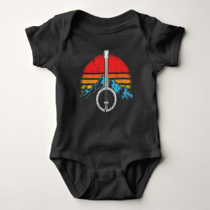 Body Musicien Vintage de Banjo Player Bluegrass