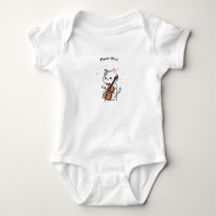 Body Musicienne au Violoncelle, Chat Mignon