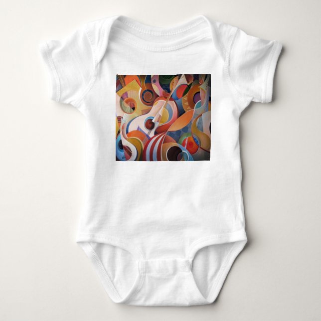 Body Musique artisanale peinture Abstraite (Devant)
