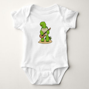 Body Musique de guitare musicienne de tortue