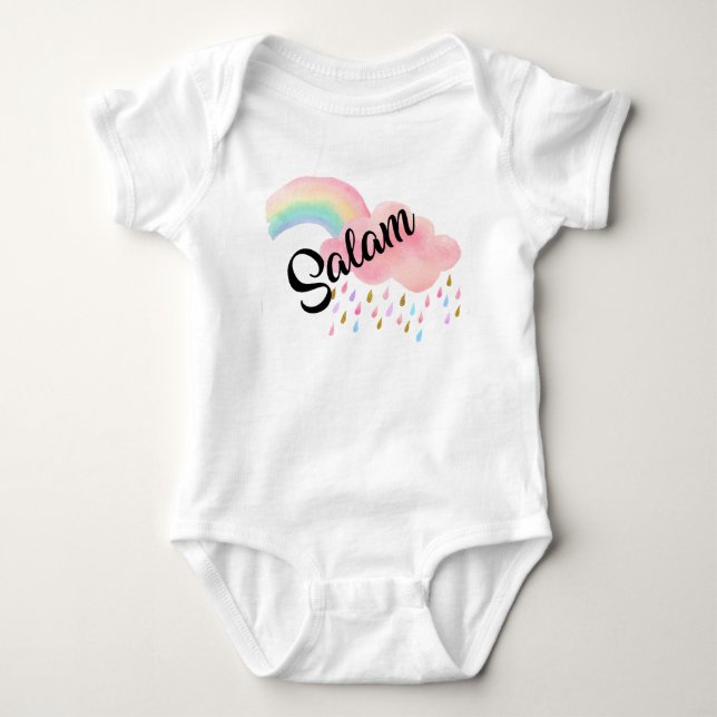 Body Musulman Costumes de bébé fille cadeau islamique (Devant)