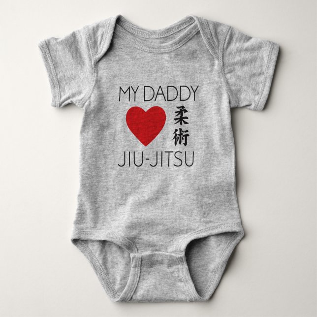 Body My DADDY LOVE JIU-JITSU INFANT ONSIE (Devant)