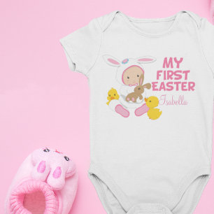 Body My First Easter Baby Girl Cute Custom