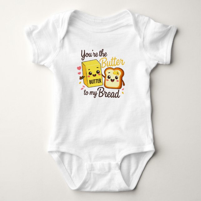 Body My Little Butter & Bread Baby Grow (Devant)