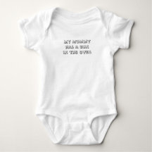 My Mummy a un petit pain dans le four Baby Bodysui