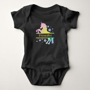 Body Mythique Unicorn Pastel Couleurs Personnaliser Cad