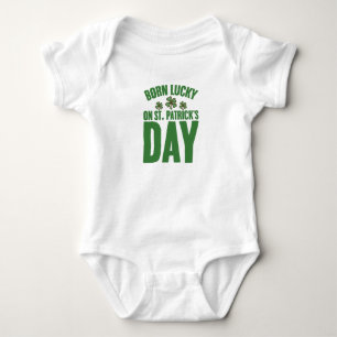Body Né Chanceux le jour de la Saint-Patrick Anniversai