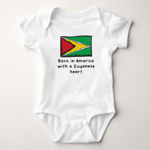 Body Né En Amérique Avec Un Coeur Guyanais Cute Guyana 