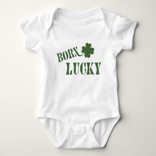 Body Né Lucky St patrick Bodysuit (Devant)