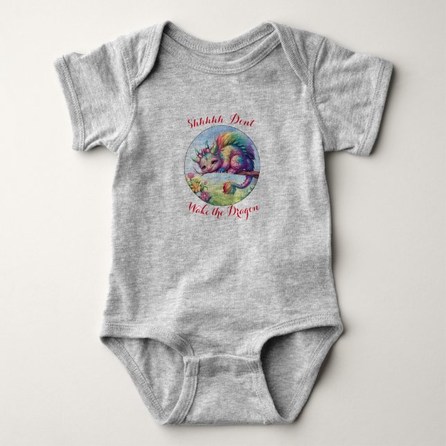 Body Ne réveillez pas le Dragon Baby One Piece (Devant)