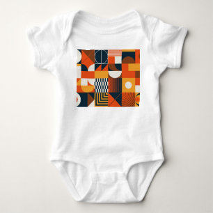 Body Neo geo : composition abstraite vintage
