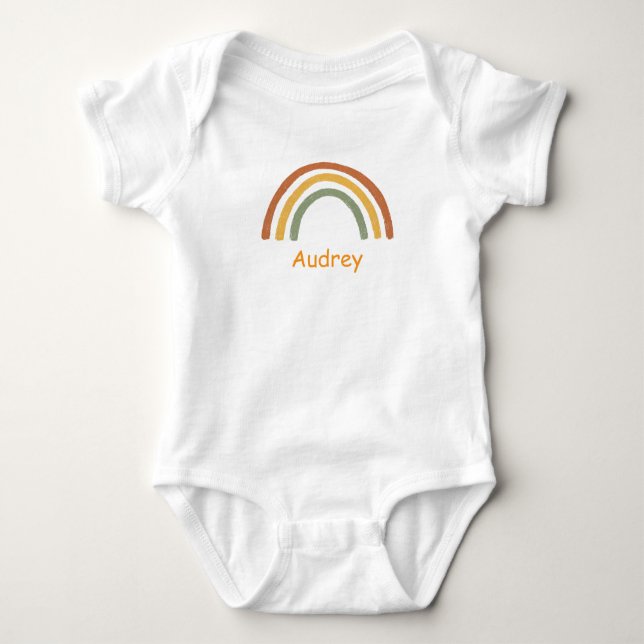 Body Neutral Rainbow Custom Name (Devant)