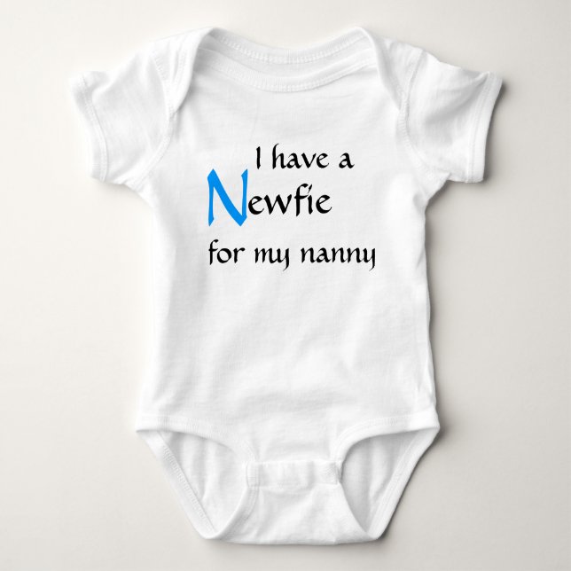 Body Newfie pour une bonne d'enfants (Devant)