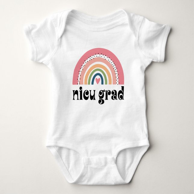 Body NICU Graduate boho rainbow (Devant)