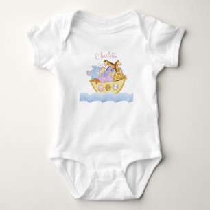 Body Noah’s Ark nom personnalisé Baby Bodysuit
