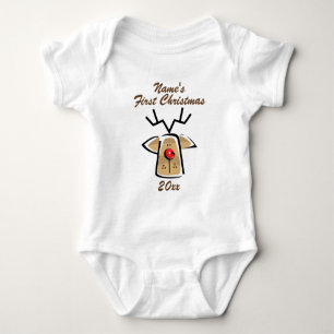 Body Noël du nom du bébé personnalisé premier