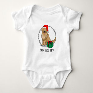 Body Noël Santa Hat Golden Retriever Chien mignonne