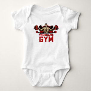 Body NOM personnalisé Fitness Accueil GYM Poids Lifting