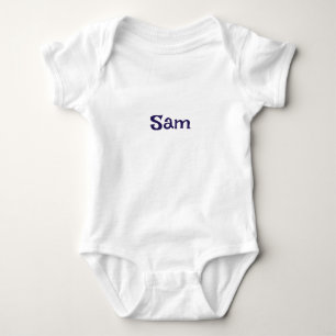 Body Nom personnalisé Navy simple