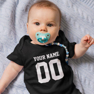 Body Nom personnalisé Numéro Baby Football Jersey Bodys