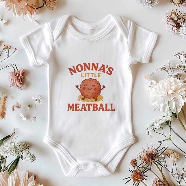 Body Nonna's Little Meatball Baby | Beau cadeau italien (Créateur téléchargé)
