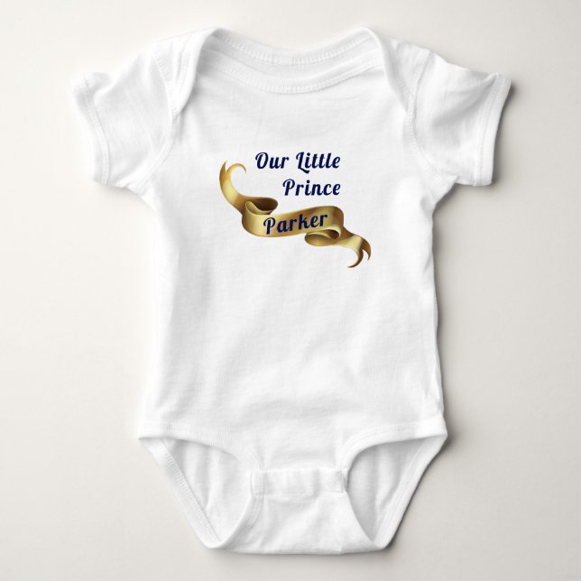 Body Notre Petit Prince Royal Personnalisé (Devant)