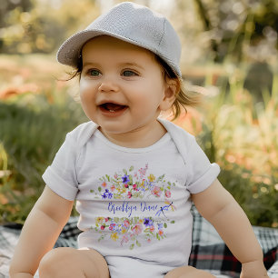 Body Notre petite fleur sauvage a fleuri Bébé personnal