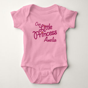 Body Notre petite princesse robe t-shirt fille sonnerie