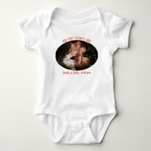 Body Notre première Fête des pères - Nouveau papa et bé