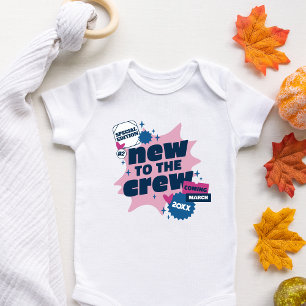 Body Nouveau à l'équipage personnalisé Faire-part bébé