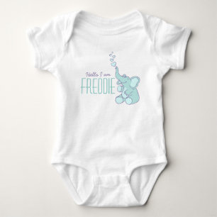 Body Nouveau bébé éléphant d'accueil garçons nom chemis