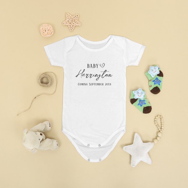Body Nouveau nom du bébé Date de la prochaine T-shirt c (Créateur téléchargé)