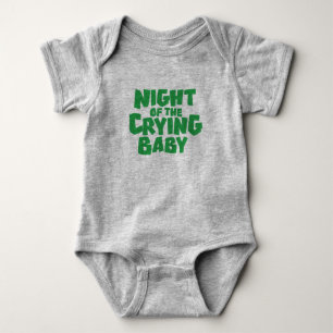 Body Nuit de la conception pleurante de T-shirt de bébé