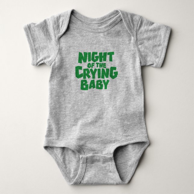 Body Nuit de la conception pleurante de T-shirt de bébé (Devant)