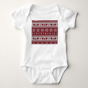 Body Nuit, Noël, écureuils, motif vintage.