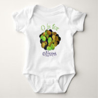 O est pour OLIVES Méditerranée Black Green Mixte