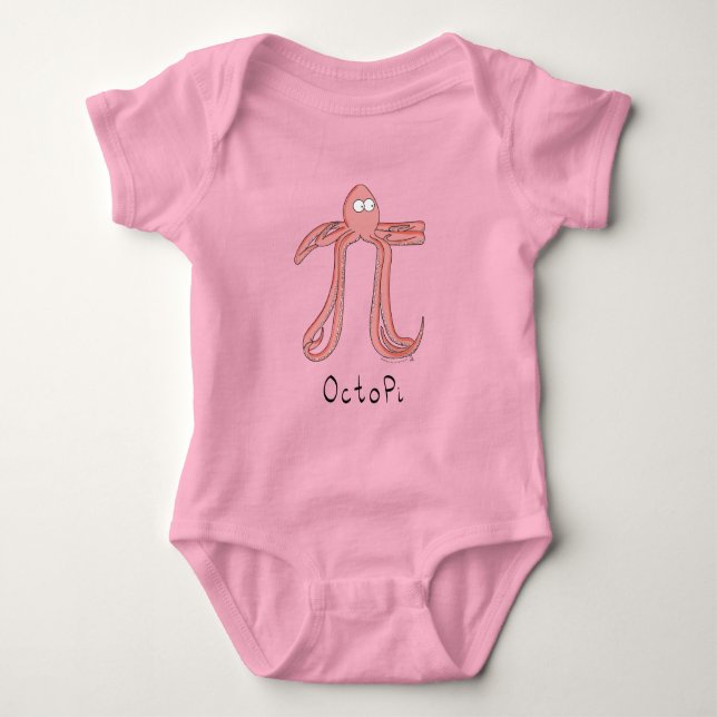 Body Octopi mignon Math Pi Day Bodysuit bébé pour enfan (Devant)