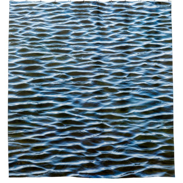 Body of water during daytime duschvorhang (Vorderseite)