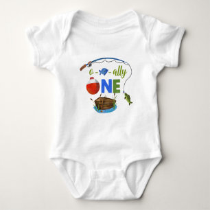 Body Ofish-ally ONE baby-bodysuite O-fish-ally ONE boy