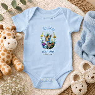 Body Oh Boy! Bébé Girafe Fête de Naissance