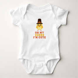 Body Oh My Gourd Je suis mignon Thanksgiving Turquie Bi