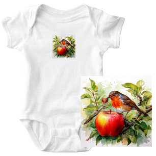 Body Oiseau Fantaisiste et Délice de Pomme