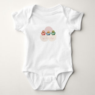 Body Oiseaux d'Oeufs de Cute Kawaii Baby shower coloré 