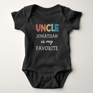 Body Oncle Favori Personnalisé Mignonne J'Aime Mon Oncl
