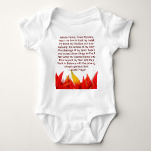 Body onsie de nourrisson de prière de lakota