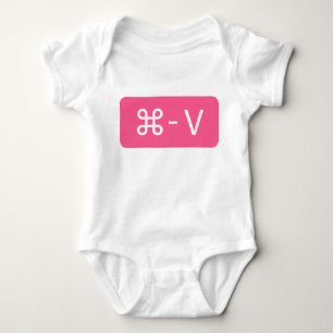 Body Ordre rose de jumeaux - chemise de "pâte" de V