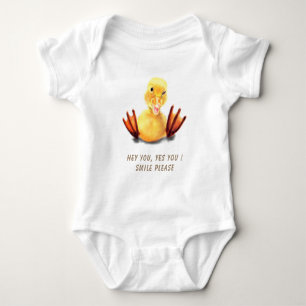 Body ou T-shirt bébé Happy Duck texte drôle