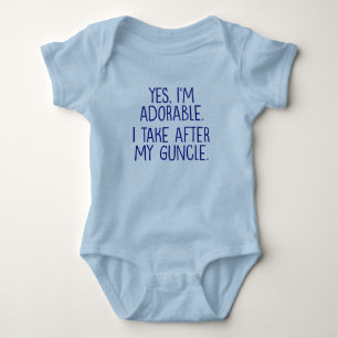Body Oui, je suis adorable. Je prends après mon Guncle